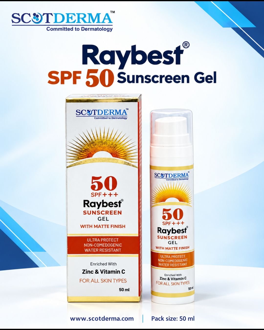 Raybest SPF 50 sunscreen