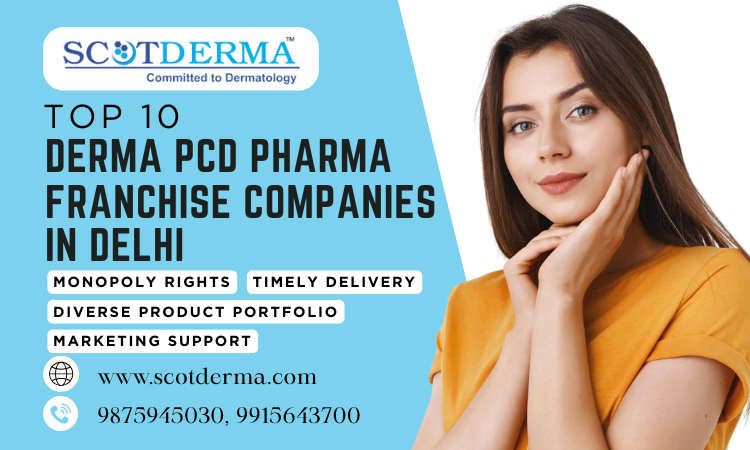 Top 10 Derma PCD Pharma Franchise Companies in Delhi